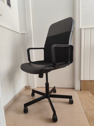 Silla de escritorio Ikea negra