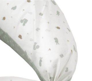 Cojín de lactancia estampado bosque