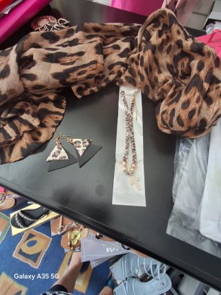 Abito Marella con foulard abbinato,borsa,scarpe...