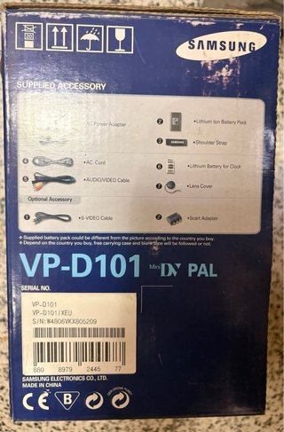 Samsung VP-D101 Handy & Easy Digital-cam