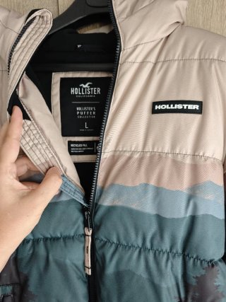 Chaqueta Hollister Puffer Talla L