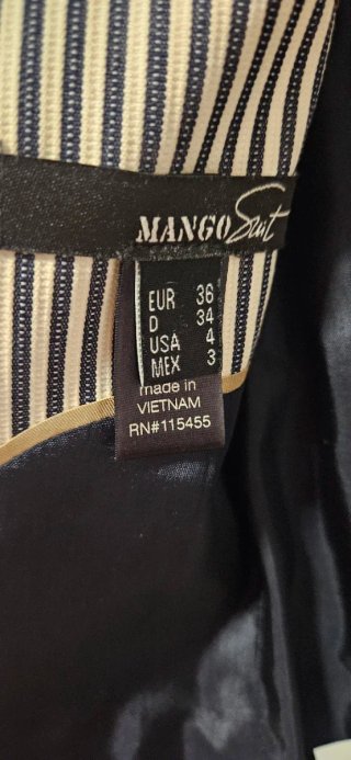 Chaqueta de rayas mujer