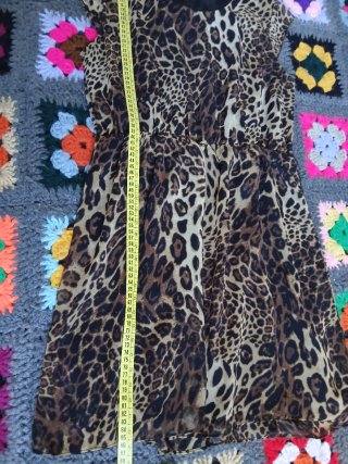 Vestido estampado leopardo