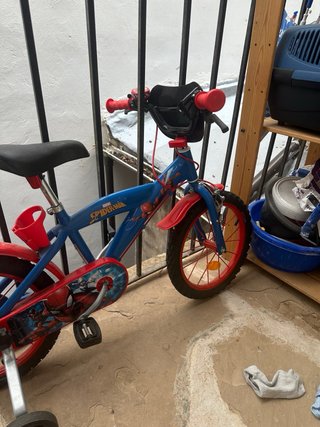 Bicicleta Spiderman 16 4-6 años