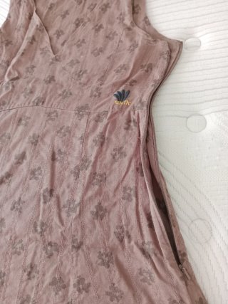 Vestido Skunfunk floral marrón