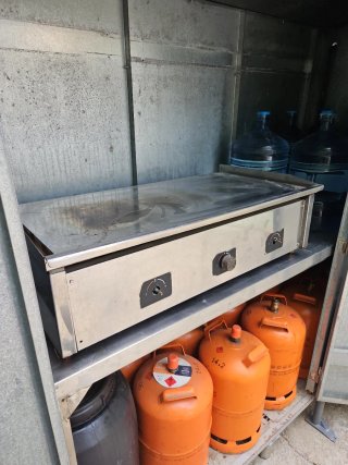 Plancha industrial acero inoxidable