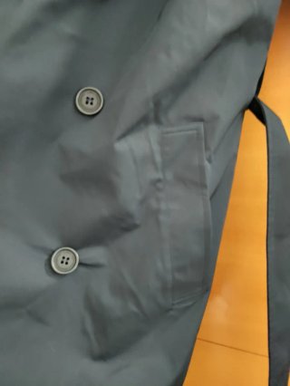 Gabardina azul marino