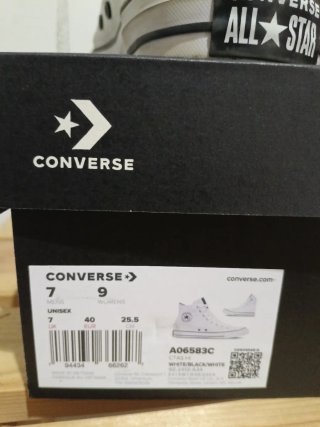 Converse All Star Bianche Alte