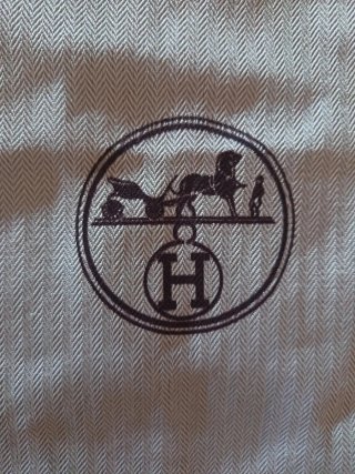 Sacca in tela Hermes Beige