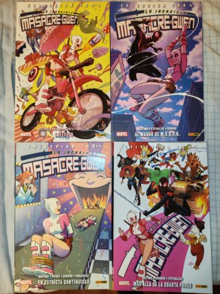 Coleccion completa Masacre-Gwen 100% Marvel