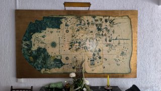 Facsímil Mapa Juan de la Cosa