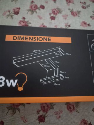 Lampada LED da specchio UNIVERS 9W 980LM