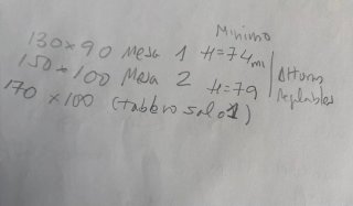 Mesa de dibujo elevable