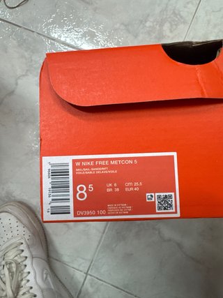 Nike Free Metcon 5 Talla 40 Nuevas