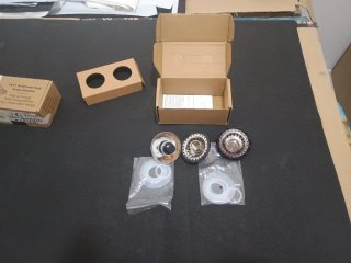 Confezione da 4 tappi per lavandino bagno 3 in 1