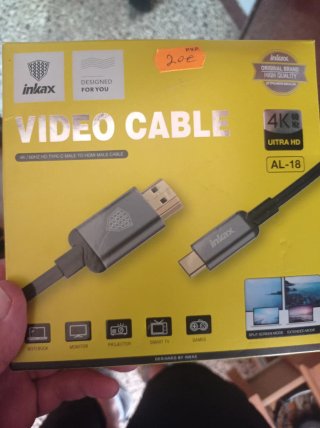 Cable Video Inkax HDMI a USB-C 4K 60Hz