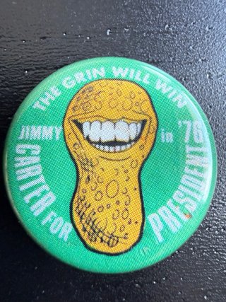 Chapa Jimmy Carter Presidente 1976