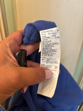 Vestito floreale blu e viola