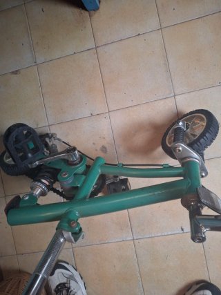 Bicicleta mini  Plegable Verde