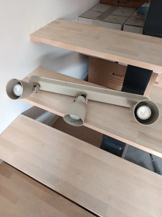 Apliques de pared/techo con mando beige