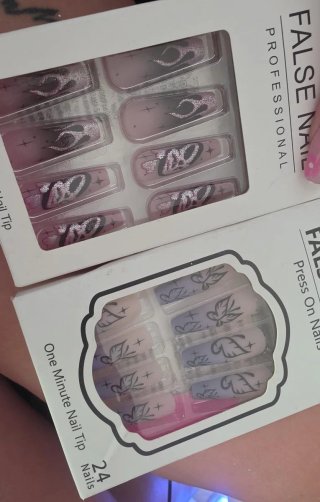 2 paquetes Uñas postizas profesionales