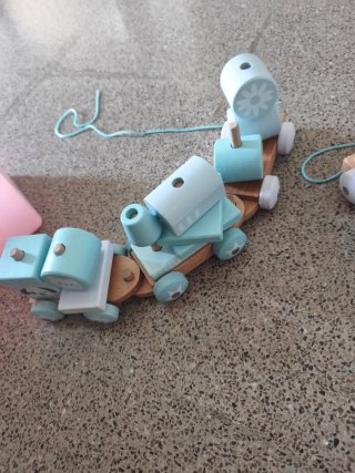 Tren de madera para bebés