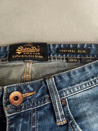 Tejanos Superdry talla 33W-32L