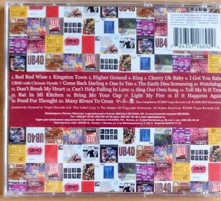CD UB40 The Very Best Of 1980-2000