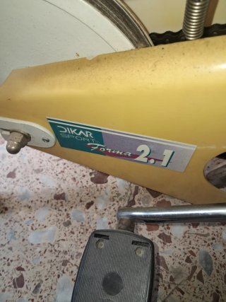 Bicicleta estática para ejercicio vintage