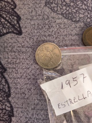 Monedas Franco 1957 Estrella 69