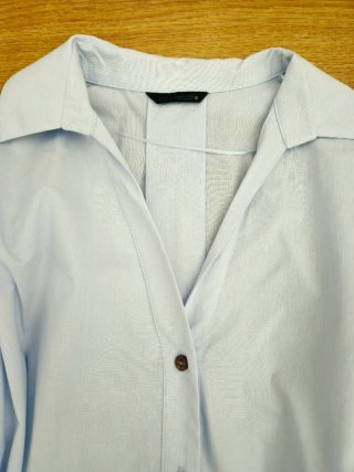 Blusa Zara Talla Única Azul