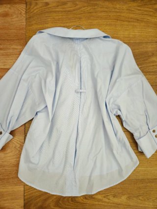 Blusa Zara Talla Única Azul