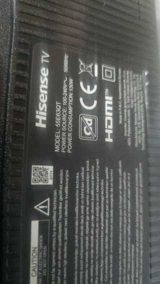 Hisense 55E63QTUHD 4K TV
