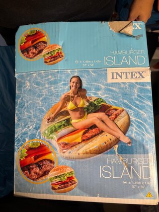 Colchoneta Hinchable Intex Hamburguesa