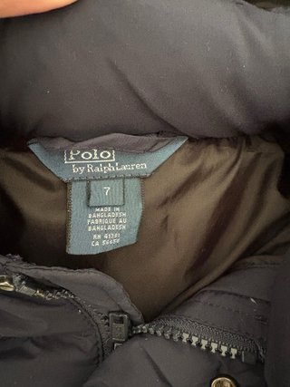 Plumífero Ralph Lauren niño azul  Talla 7