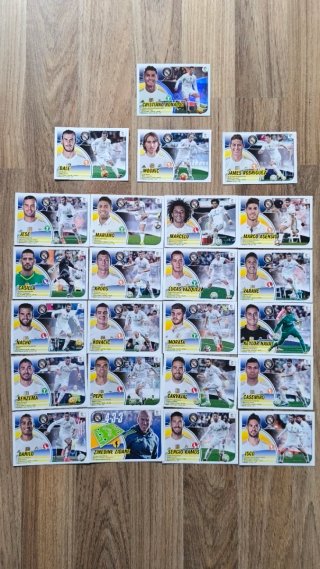 Lote 33 Cromos y Cartas Real Madrid