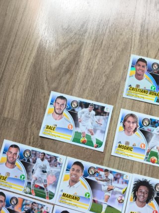 Lote 33 Cromos y Cartas Real Madrid