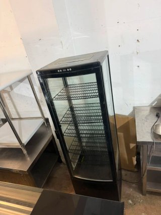 Expositor refrigerado cristal negro