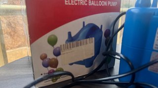 Bomba Eléctrica para Globos 680W