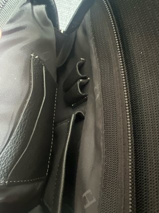 Bolso bandolera Hexagona negro hombre