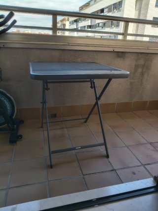 Mesa plegable jardín 69x69