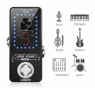 Pedal Looper para Guitarra-LEKATO-LOOP STAGE.