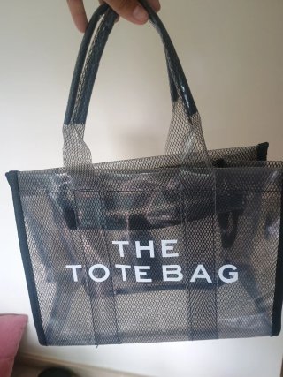Bolso Tote Bag Malla Transparente
