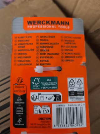 Tenazas rusas WERCKMANN 250mm