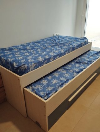 Cama nido con 2 camas y cajón