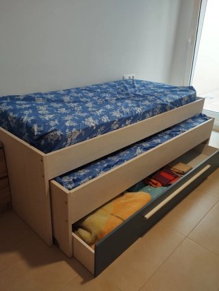 Cama nido con 2 camas y cajón