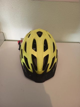 Casco Ciclismo Btwin Amarillo Talla M
