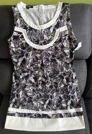 Vestido Blanco floral M/38