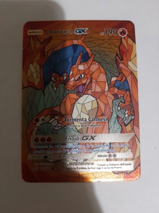 Charizard GX mosaic draw metalica