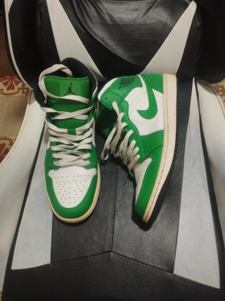 Zapatillas Nike Air Jordan 1 Verde/Blanco